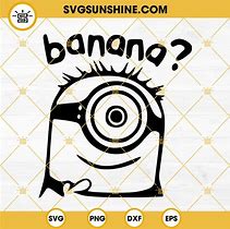 Image result for Minion Banana SVG