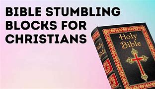 Image result for Bible Story Crafts Stumbling Block