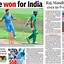 Image result for India All Out Adelaide Newspaper