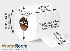 Image result for Toilet Paper Size Chart