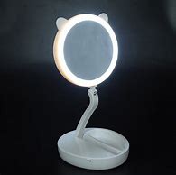 Image result for Lighted Makeup Vanity Mirror Battery