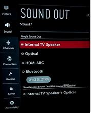 Image result for LG Smart TV Audio Out