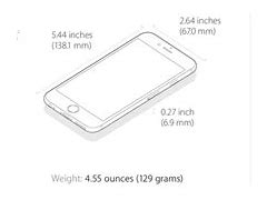 Image result for iPhone 6s Size Cm