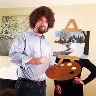 Image result for Zombie Bob Ross Costume