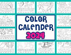 Image result for Printable Calendar 2024 for Kids