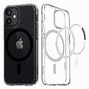 Image result for SPIGEN Ultra Hybrid Mag Fit Case iPhone 12 Translucent Black