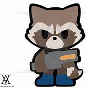 Image result for Guardians of the Galaxy Rocket Simple Clip Art