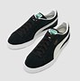 Image result for Puma Suede White and Black Hald Sided