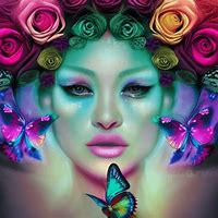 Image result for Black Rainbow Roses