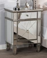 Image result for Mirrored Coastal Night Stand