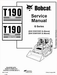 Image result for Bobcat T190 Manual PDF