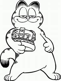 Image result for Garfield Coloring Pages for Kids