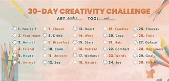 Image result for 30-Day Challenges List