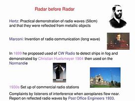 Image result for Who Invented the Radar