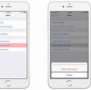Image result for iPhone Reset Screen