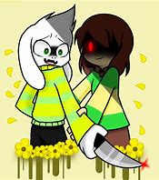 Image result for Chara and Asriel