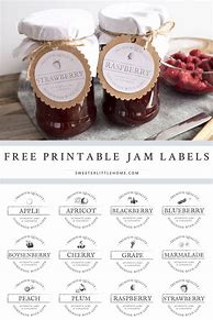 Image result for Free Printable Jam Jar Labels