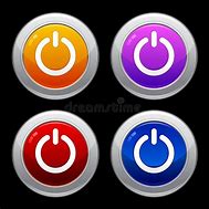 Image result for Shut Down Button Blue