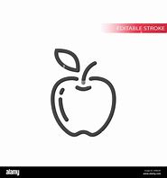 Image result for Apple Line Icon