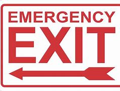 Image result for Decorative Emergency Exit Signs