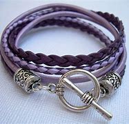 Image result for Leather Bracelet Closures