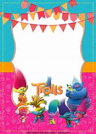 Image result for Trolls Birthday Party Printables