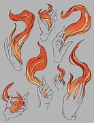 Image result for Three Prong Flame with Eyes Drawing