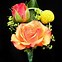 Image result for Hot Pink and Orange Flower Arrangements