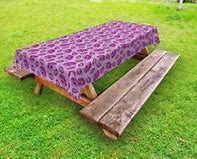 Image result for Purple Picnic Table Covers