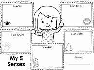 Image result for 5 Senses Adjectives Anchor Chart