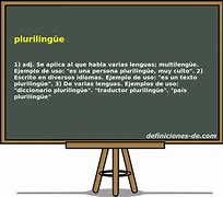 Image result for plurilingüe