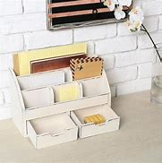 Image result for Wooden Table Organizer