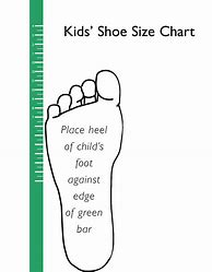 Image result for Printable Foot Measure for Kids