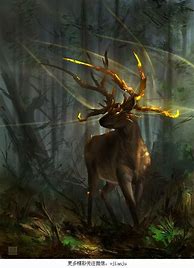 Image result for Mythical Deer Drawing