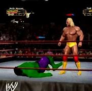 Image result for Hulk Hogan vs Incredible Hulk