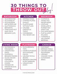 Image result for Decluttering Your Home Printable Guide