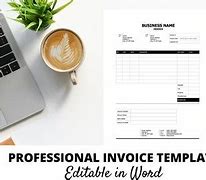 Image result for Blank Editable Invoice