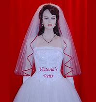 Image result for Red Wedding Veil