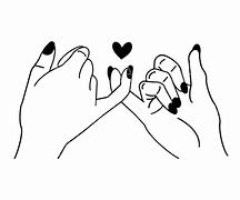 Image result for Couples Pinky Promise Drawings