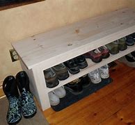 Image result for DIY Shoe Bench