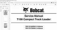 Image result for Bobcat T190 Manual PDF