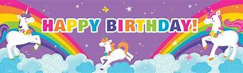 Image result for Unicorn Happy Birthday Banner
