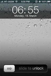 Image result for iPhone 1 Lock Screen