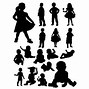 Image result for Kids Silhouette Vector