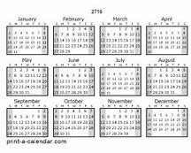Image result for 2716 Calendar