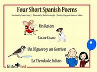 Image result for Short Poems in Spanish for Kids