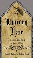 Image result for Unicorn Hair Harry Potter