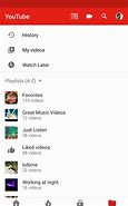 Image result for YouTube App Android Screen