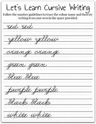 Image result for Learning Cursive Writing