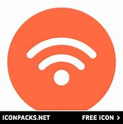 Image result for Wifi Icon Orange Transparent